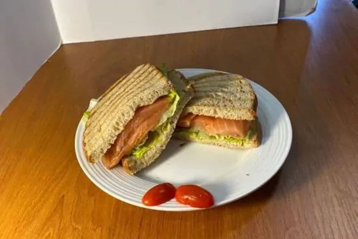 Homemade Salmon Panini