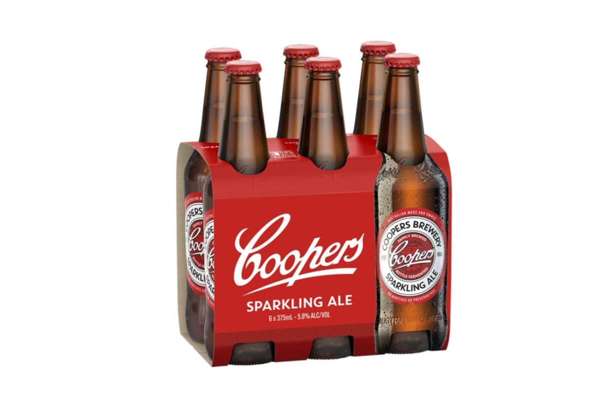 Coopers Sparkling Ale (6 x 375mL Bottles)