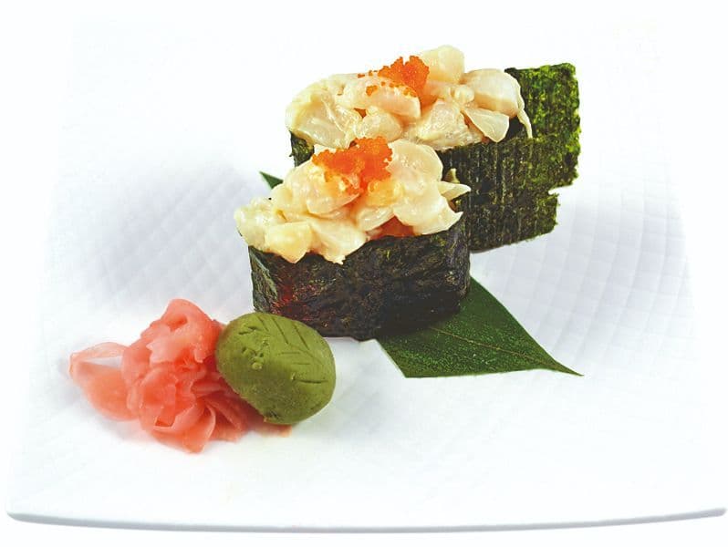 E21. Chopped Scallops Nigiri