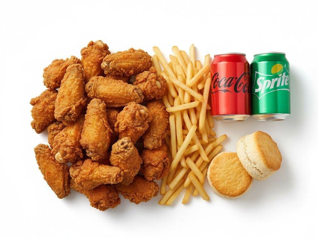 20 Pieces Wings -Meal
