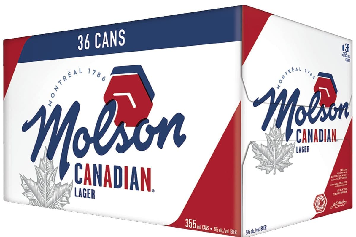 736818. Molson Canadian (36 Cans) (1 x 36pc)