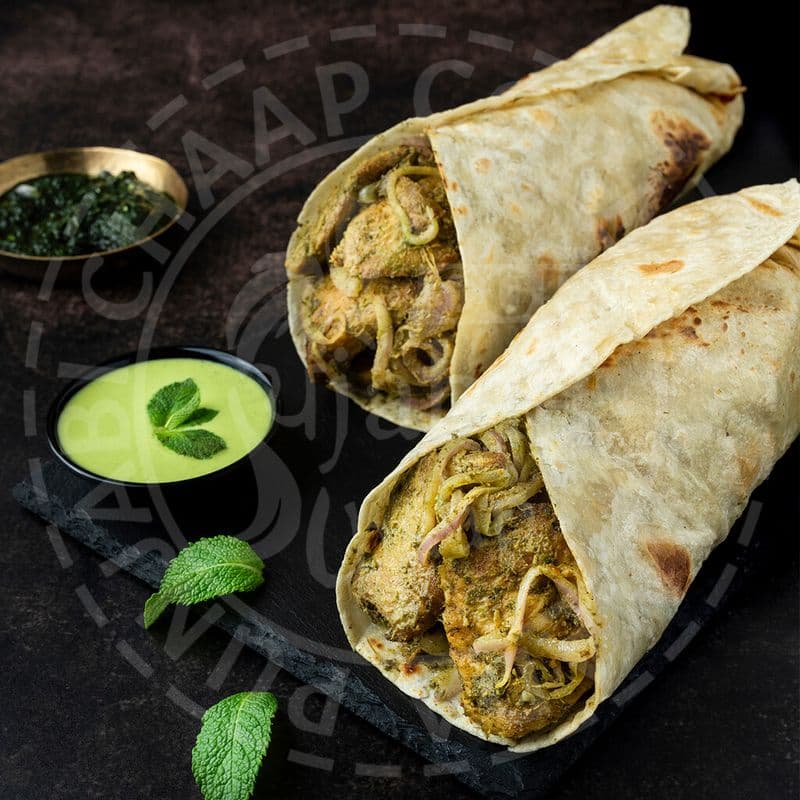 Pudina Chaap Wrap