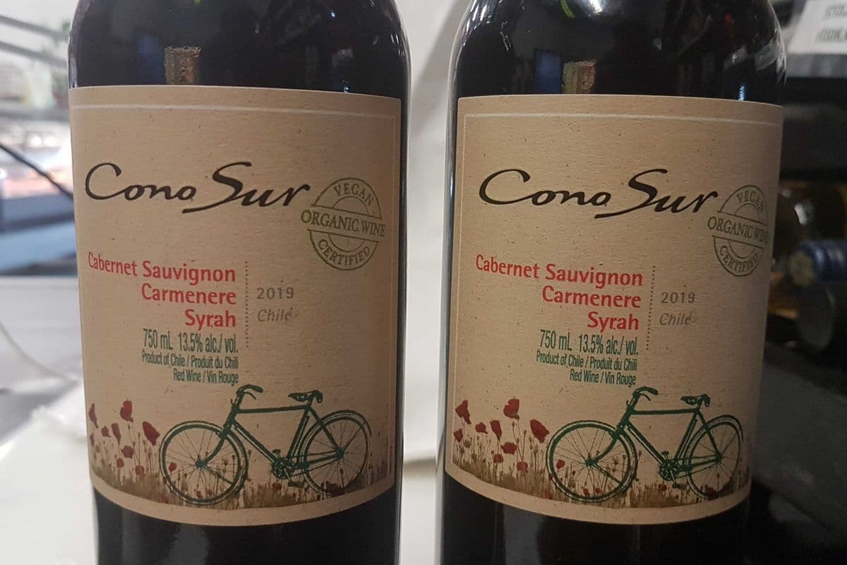 Cono Sur Cabernet Sauvignon Carmenère Syrah Organic/ Vegan (750 ml Bottle)