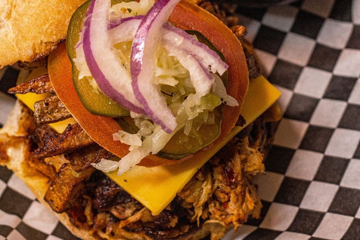 Sandwich au porc effiloché / Pulled Pork Sandwich