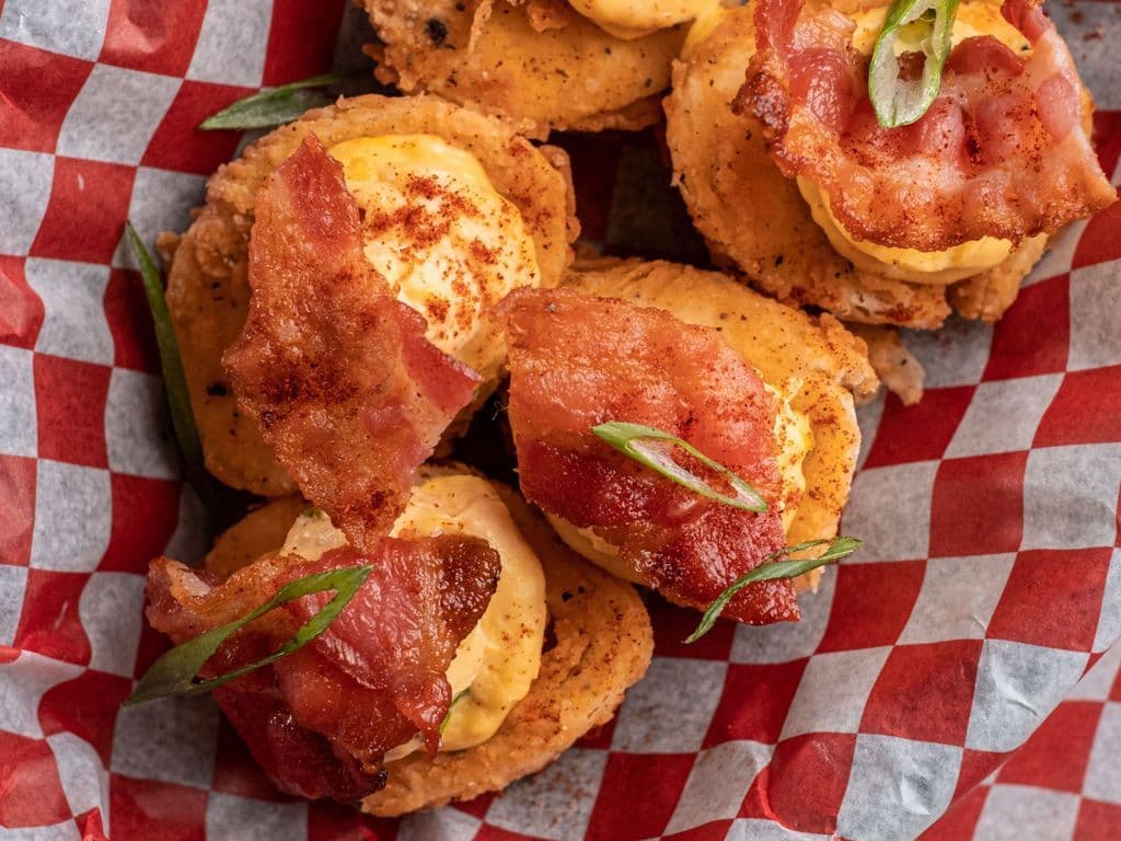 Deep Fried-Deviled Eggs