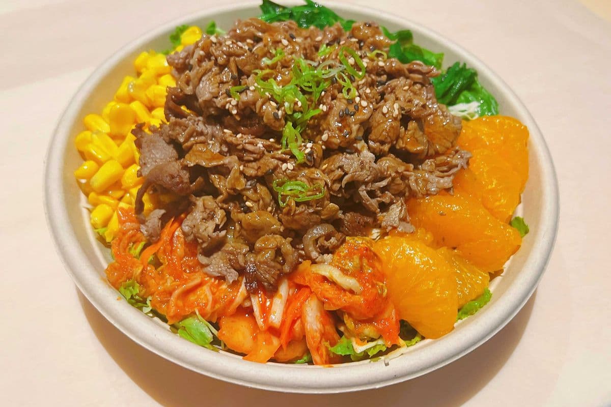Kimchi Delight Poke Bowl