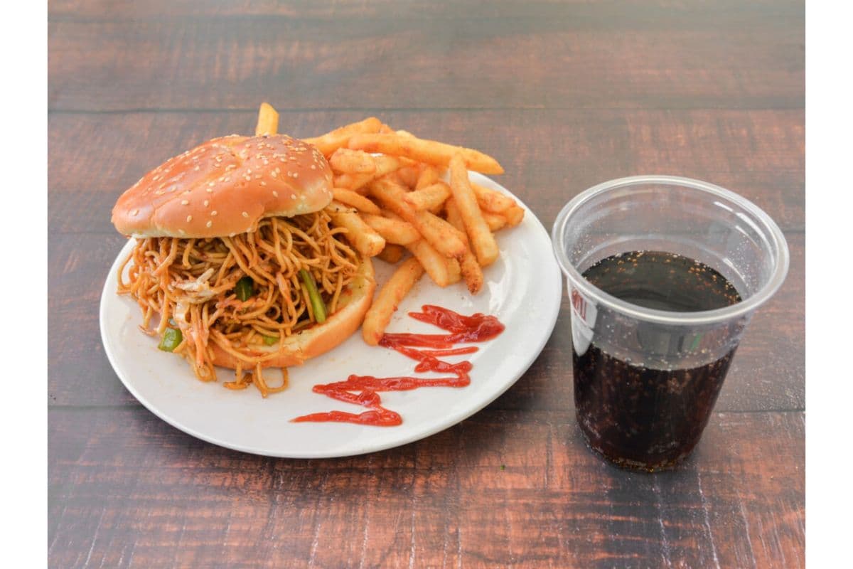 Noodle Burger combo