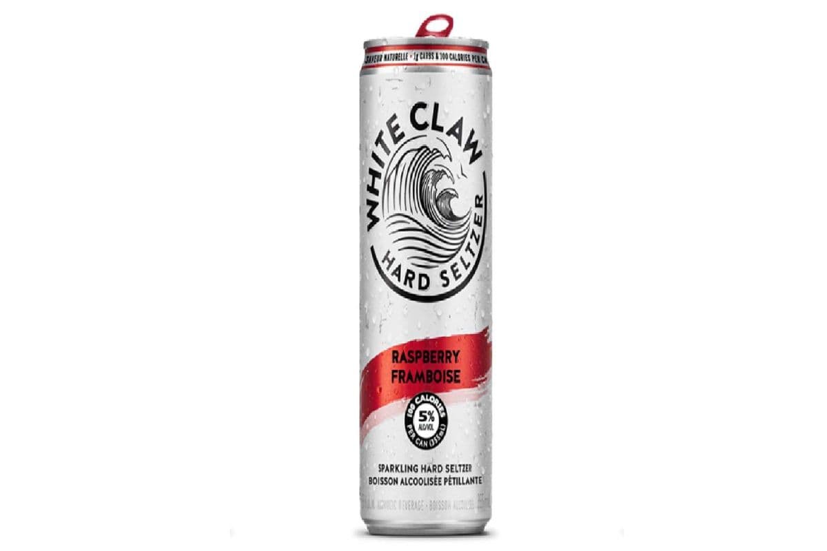 White Claw Raspberry Hard Seltzer (1 x 473ml can)
