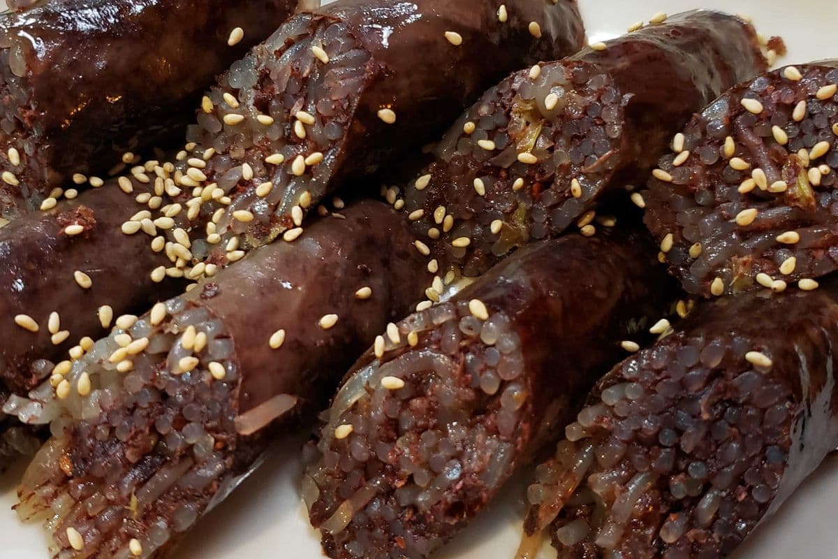 A3. Korean Sausages (Soon Dae) (8 pcs)