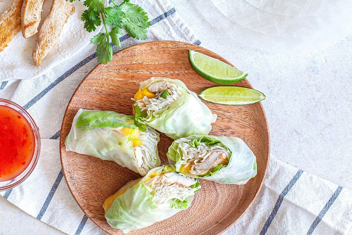Salad Rolls (BBQ Chicken)(4 pcs)
