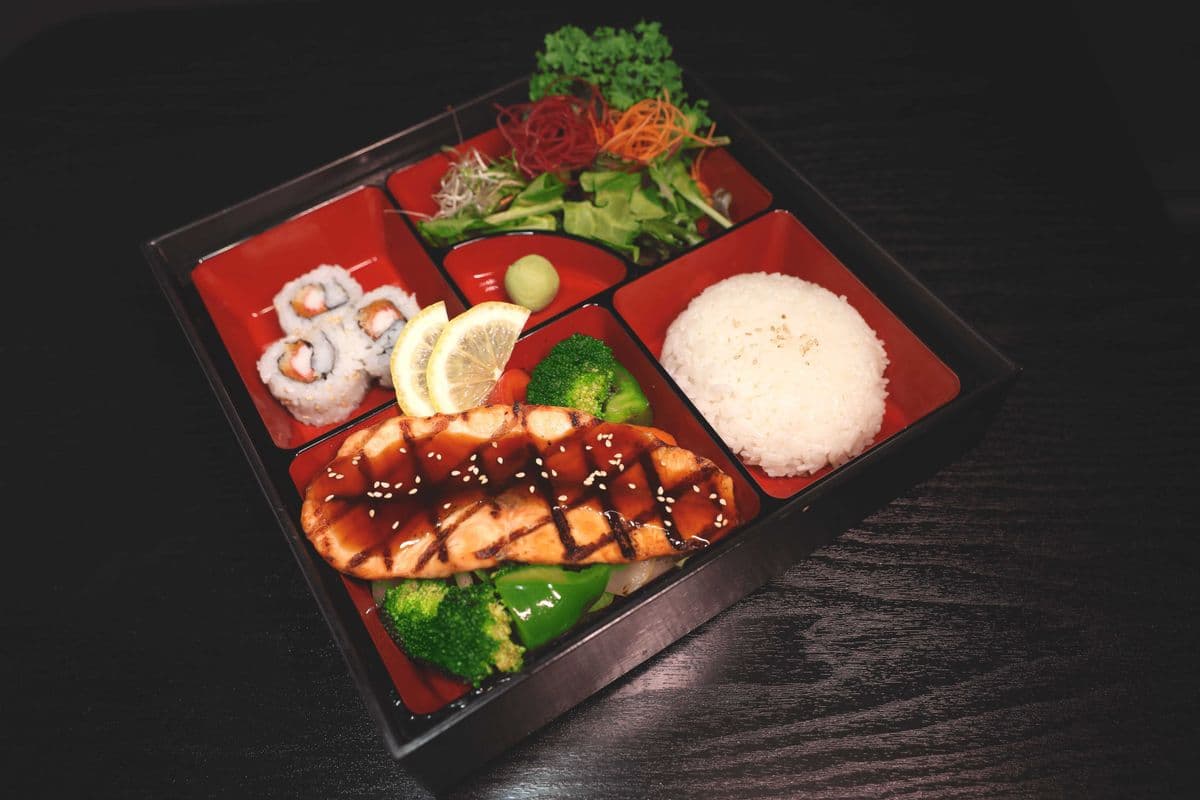 Salmon Teriyaki Bento