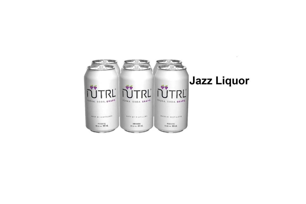 NUTRL VODKA SODA GRAPE 6 CANS (1 x 6×355ml )