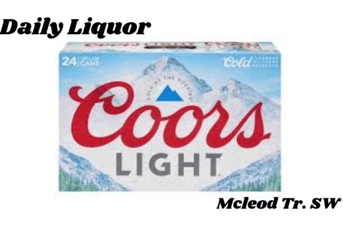 COORS LIGHT 24 CANS (1 x 24 PCKS)