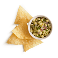 Chips & Roasted Chili-Corn Salsa