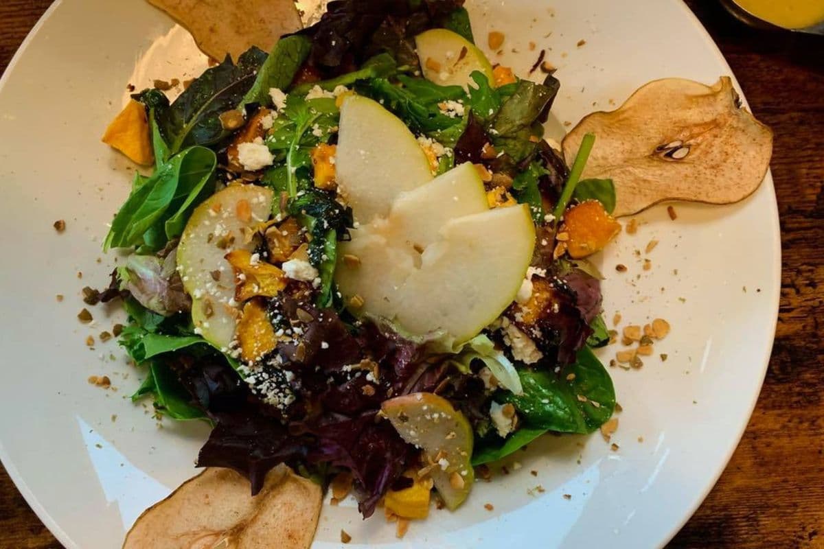 Roasted Squash and Pear Salad