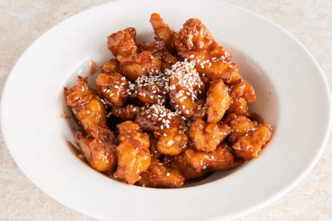 29. Chicken in Black Pepper Sauce on Hot Plate
