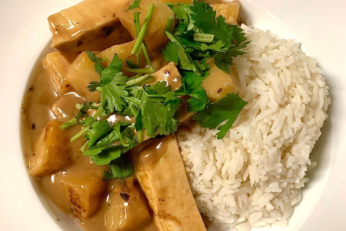 21. Tofu and Pineapple