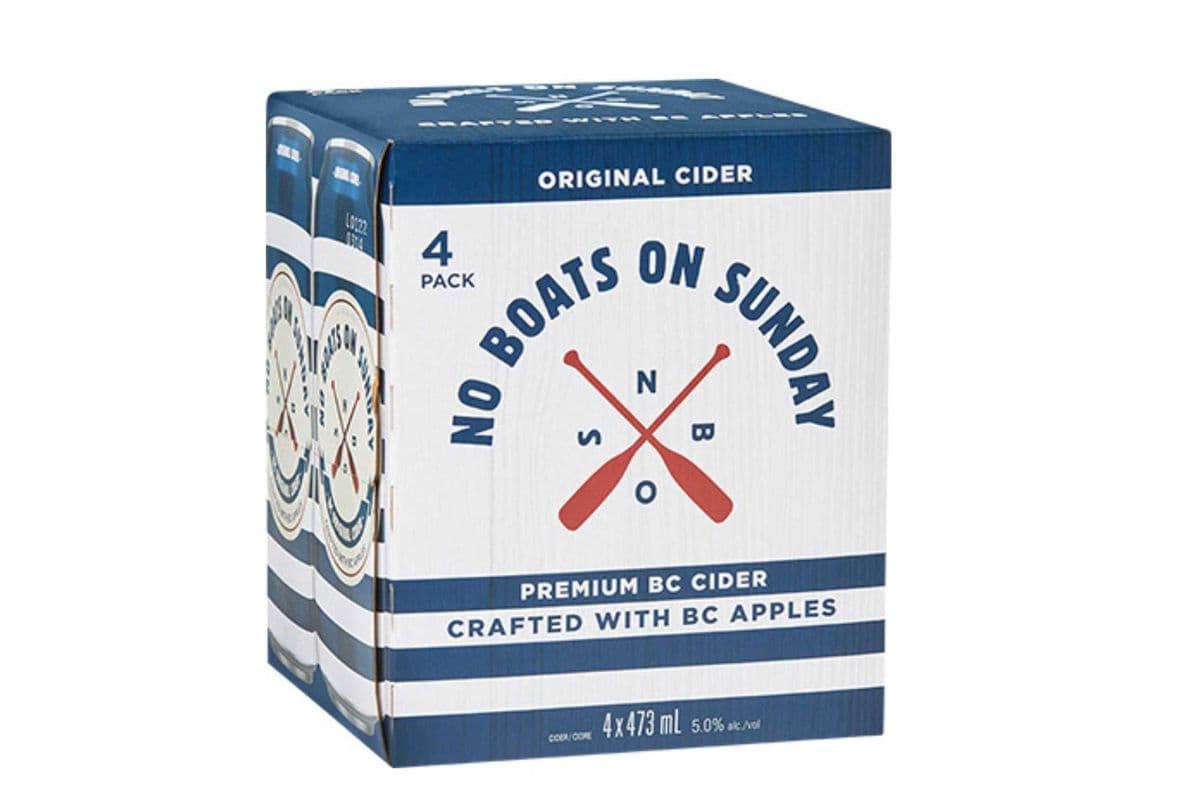 No Boats On Sunday Original Cider (4 x 473ml)