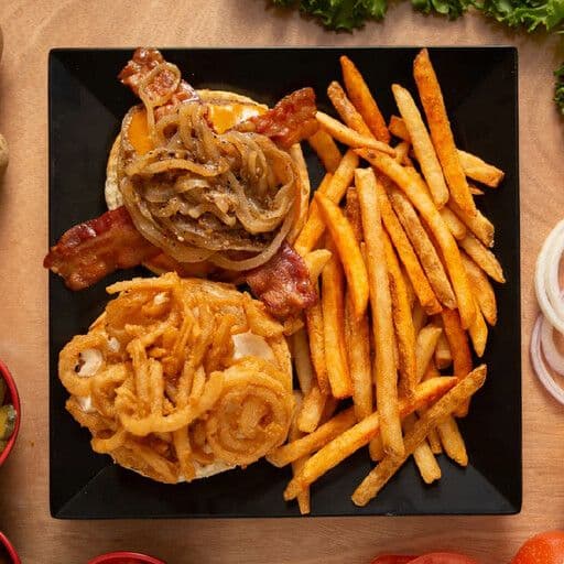 The Roadhouse Burger Combo / The Roadhouse burger combo