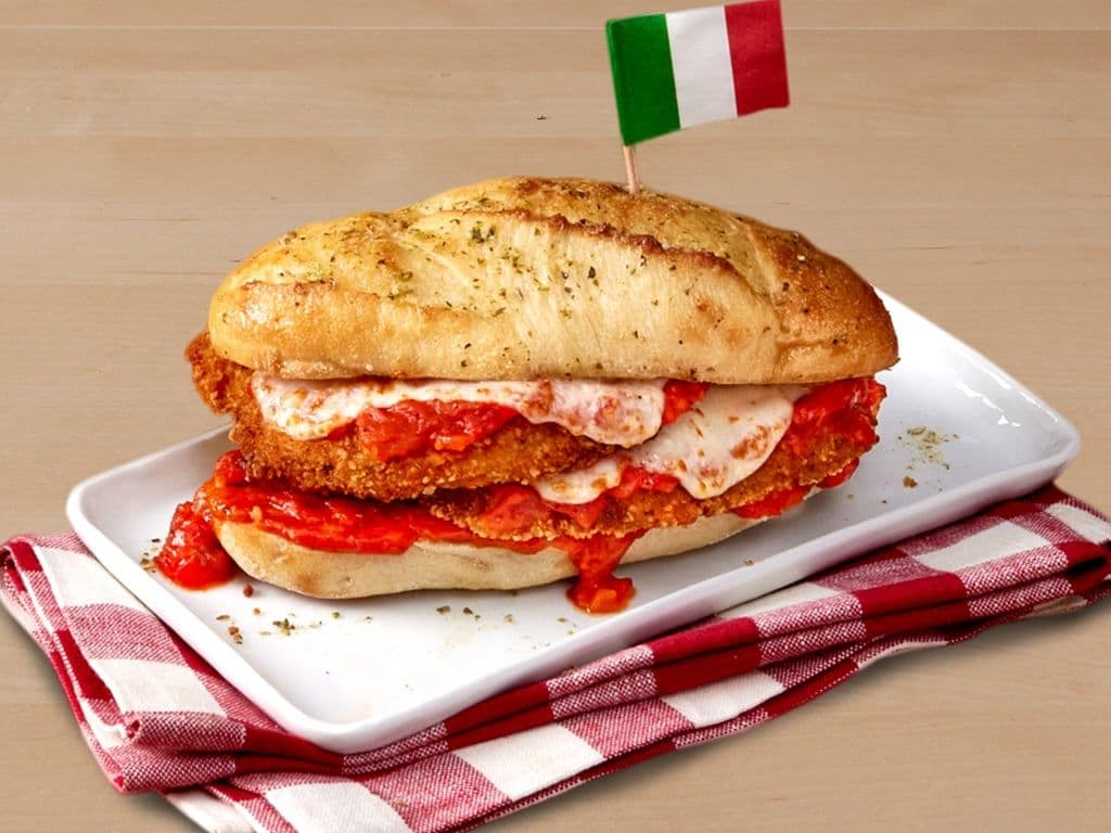 Chicken Parm Hero Sandwich