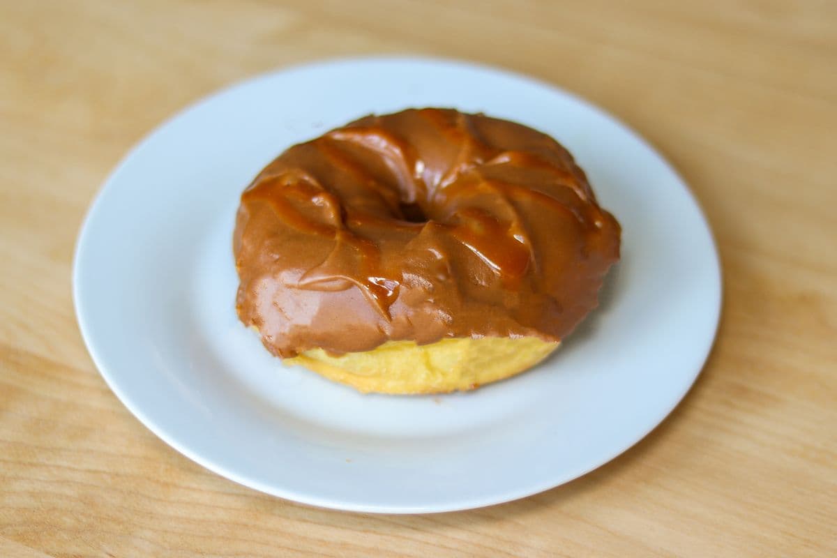 Maple Dip Caramel Drizzle Donut