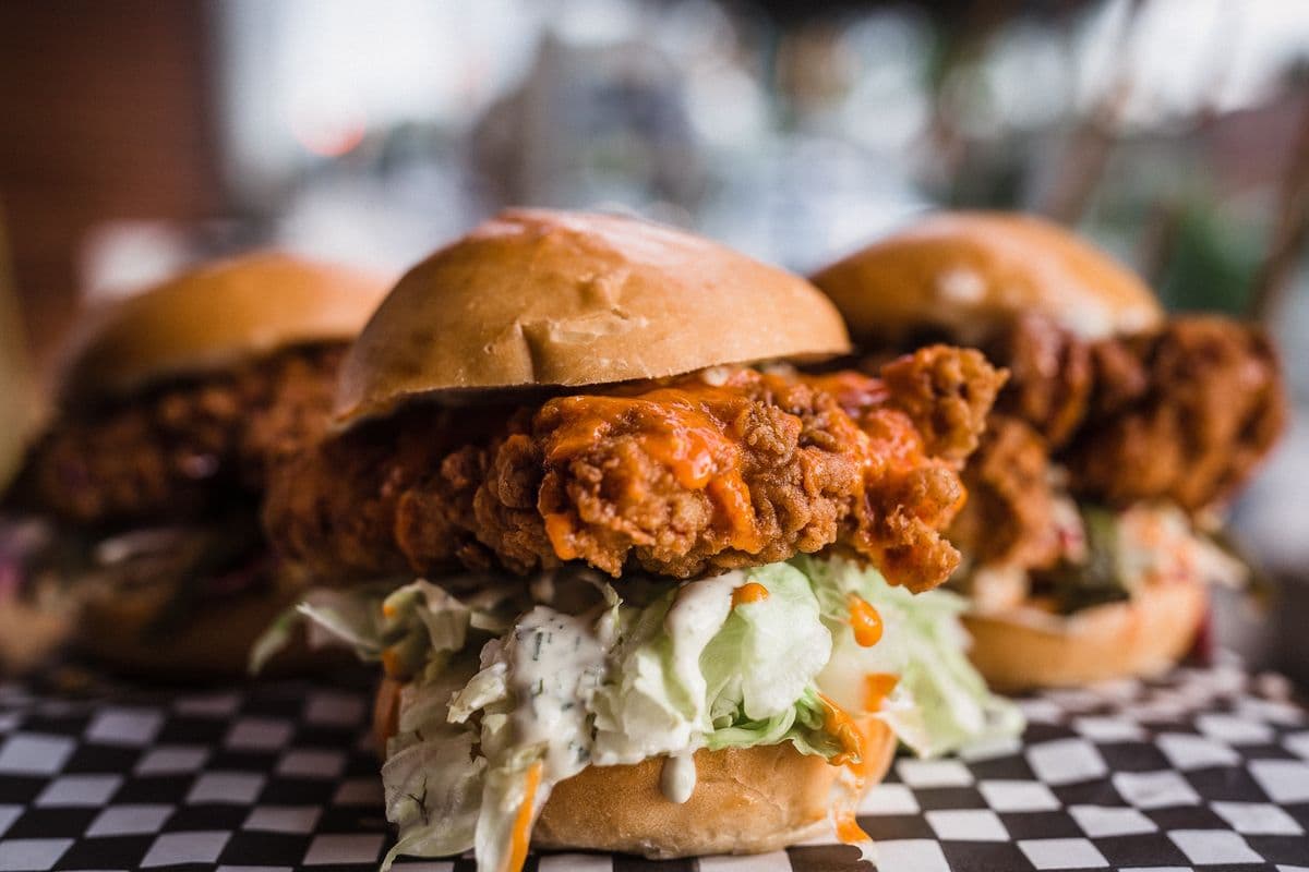 Buffalo Buttermilk Fried Chicken Sandwich