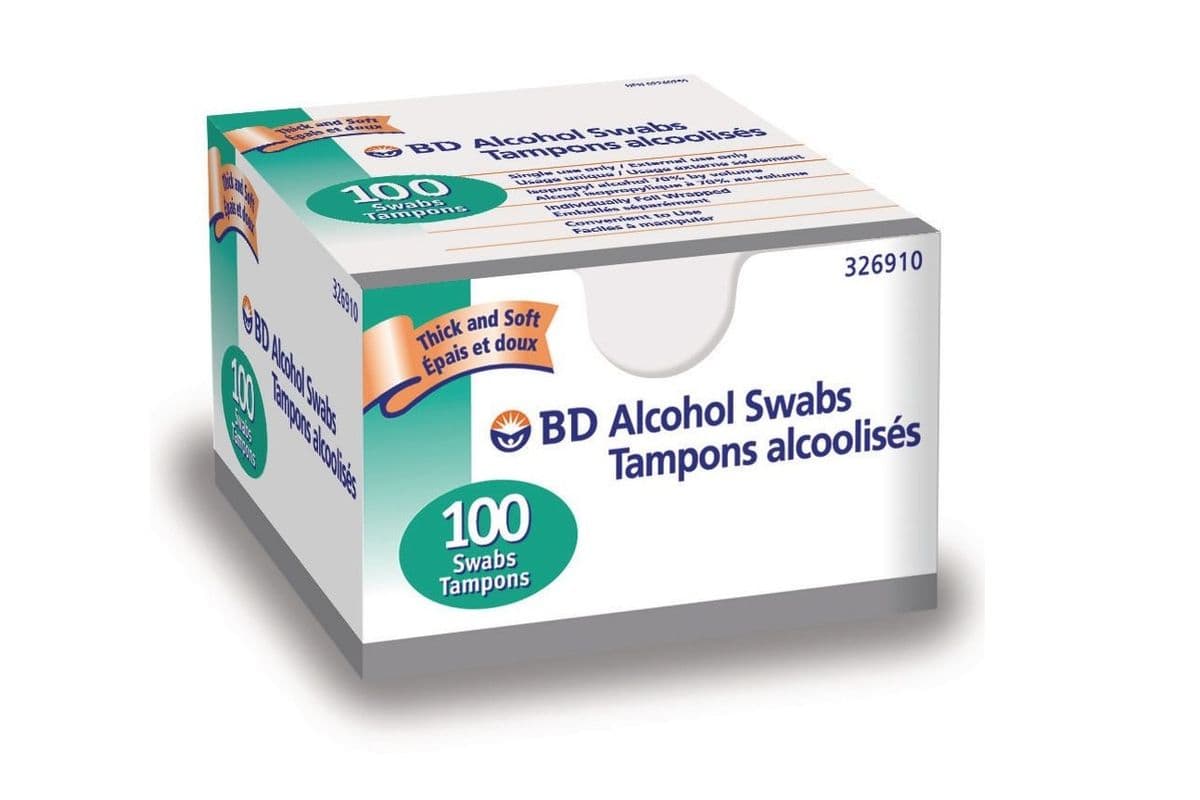BD Alchol Swabs (100's)