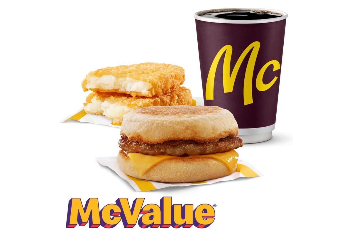 Sausage McMuffin McValue Meal [530.0 Cals]