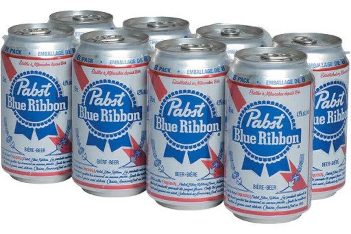 Pabst Blue Ribbon 8cans (1 x 8x355ml Cans)