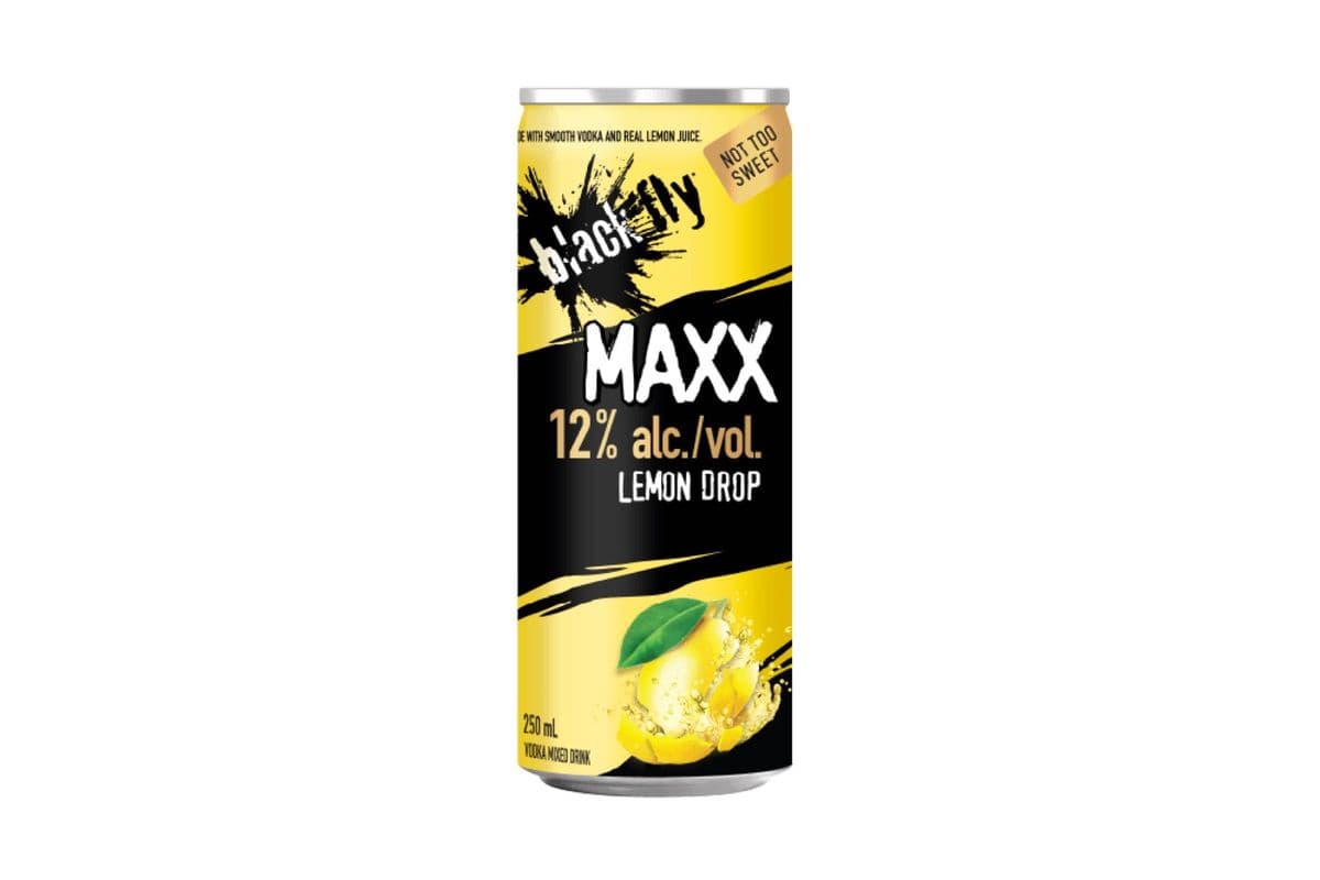 Black Fly MAXX Lemon Drop (1 x 250mL Can)