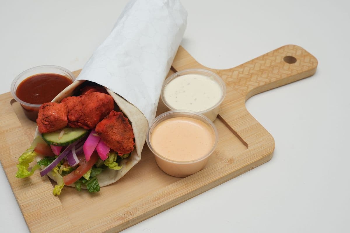 Chicken tikka wrap