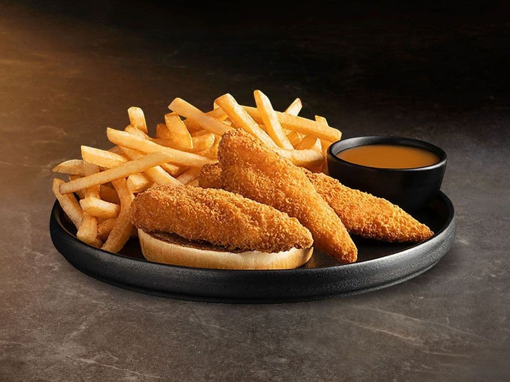 3 filets de poitrine de poulet croustillants / 3 Crispy Chicken Breast Fillets