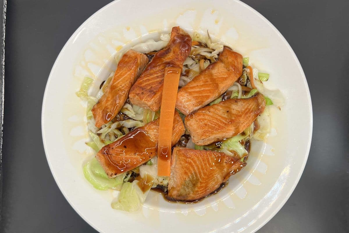 Sockeye Salmon Teriyaki Donburi