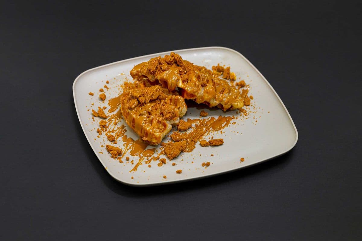 Biscoff Cookie Madness Croffle