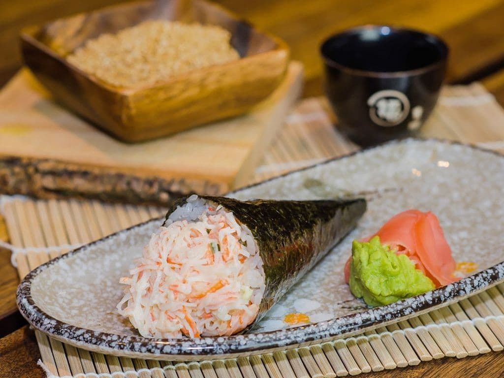 Crab Cucumber Handroll