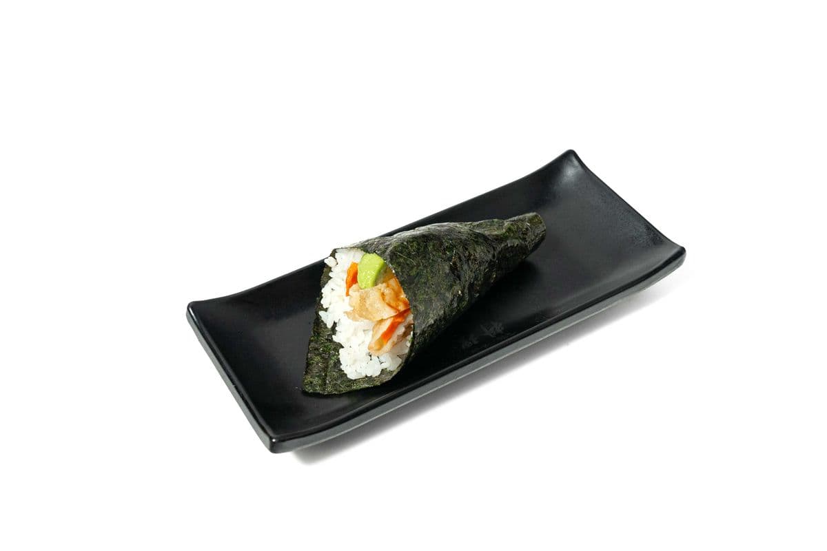 Yam Tempura Avocado Hand Roll