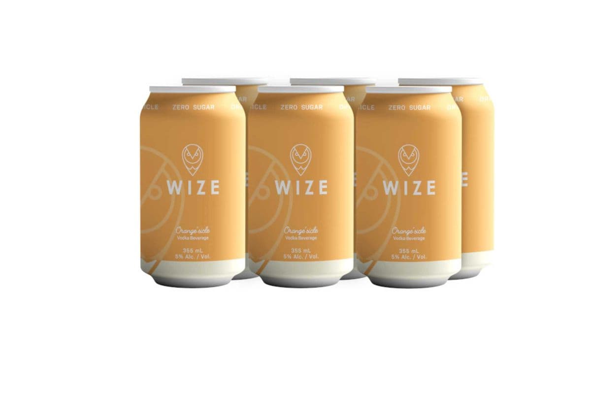 WIZE - ORANGE SICLE SODA 6PK (6 x 355ml)