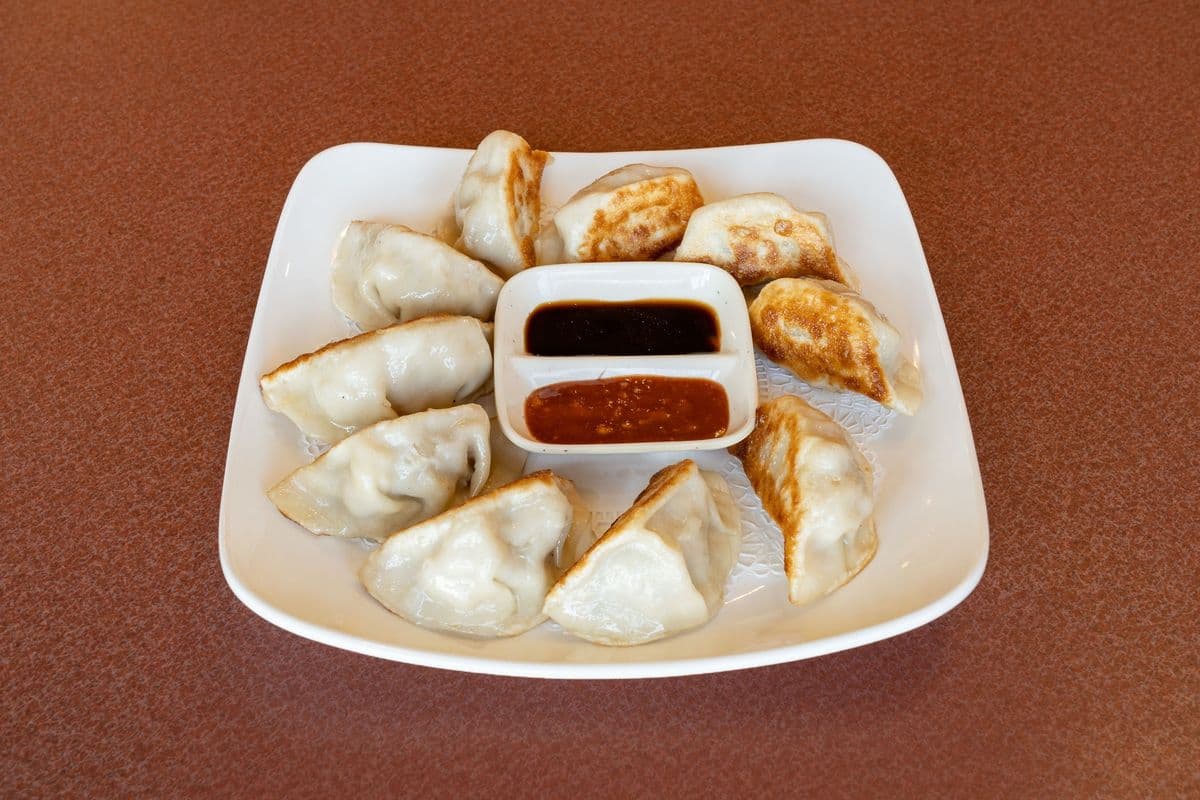 8. Grilled Pork with Vegetable Dumplings (10 pcs)