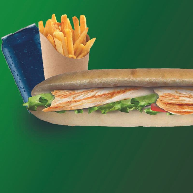 Sandwich poulet trio