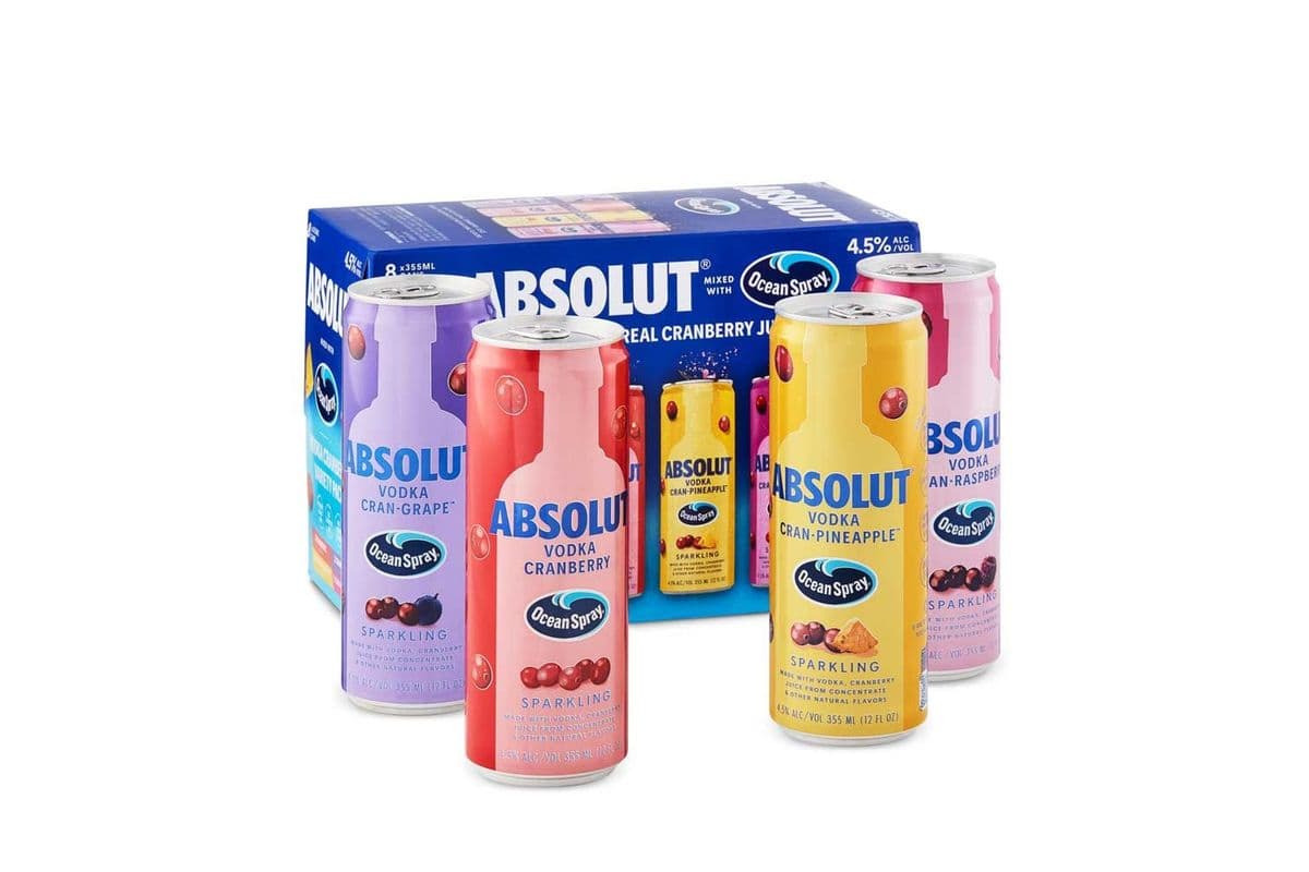 Absolut Cranberry Refreshers (8 x 355mL)