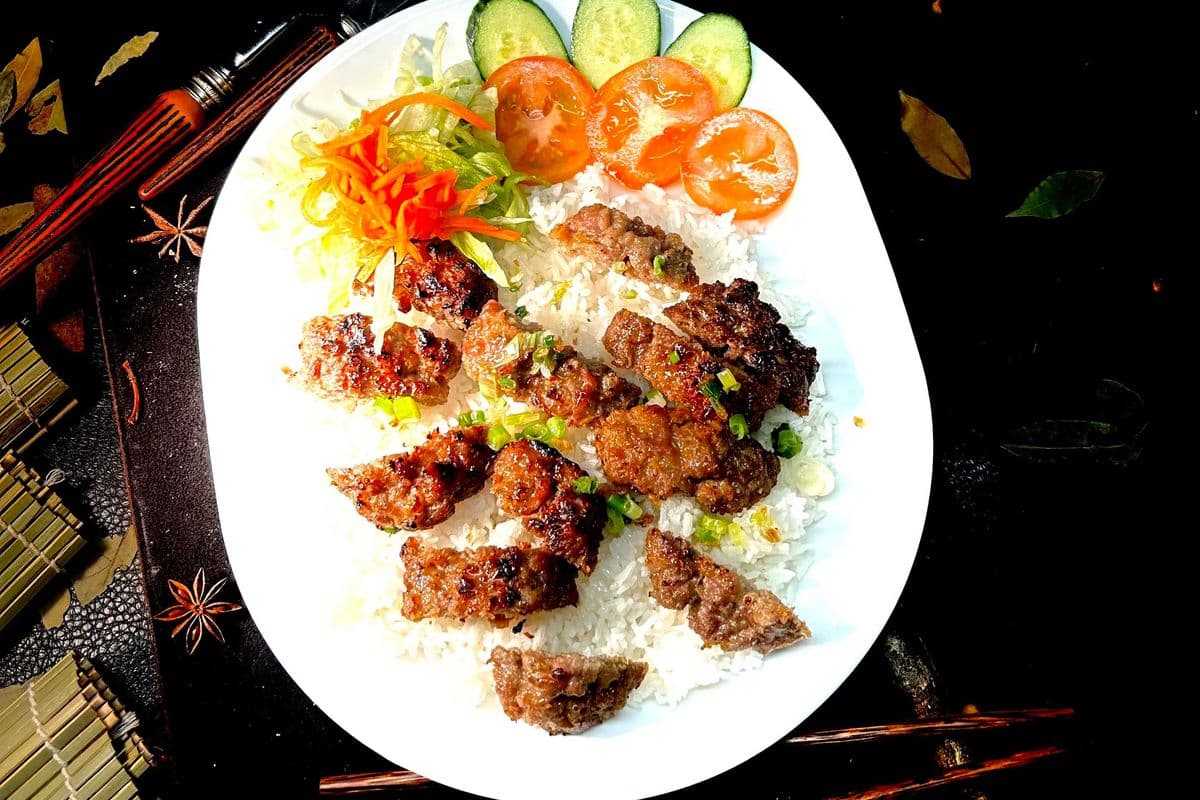 45. With Pork on Skewer
