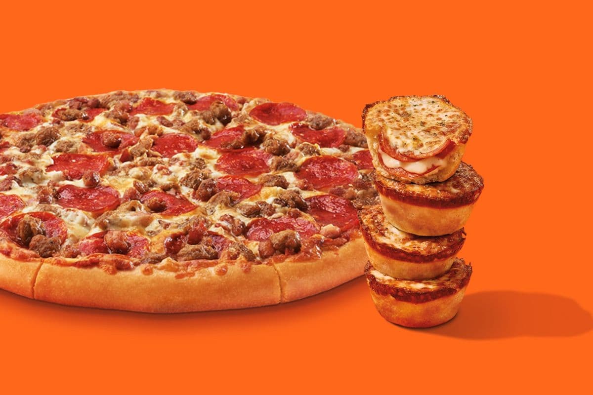 3 Meat Treat Pizza & Crazy Puffs Bundle