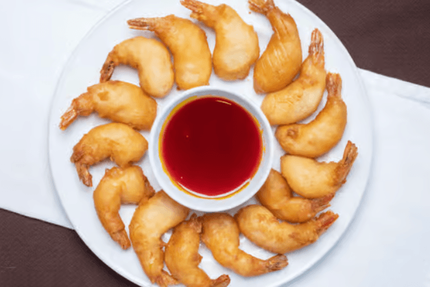 J7. Sweet and Sour Deep Fried Prawns