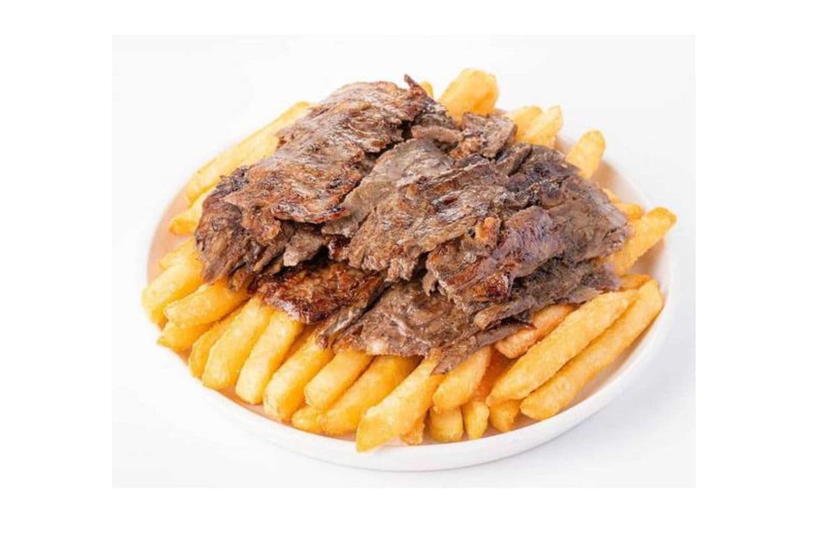 Beef & lamb on rice or fries