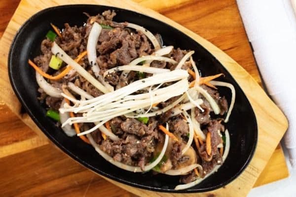 14. Boeuf marine barbecue coreen pour deux / Korean-Style Barbecued Beef for Two