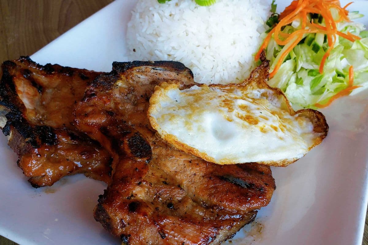 Pork Chop On Rice