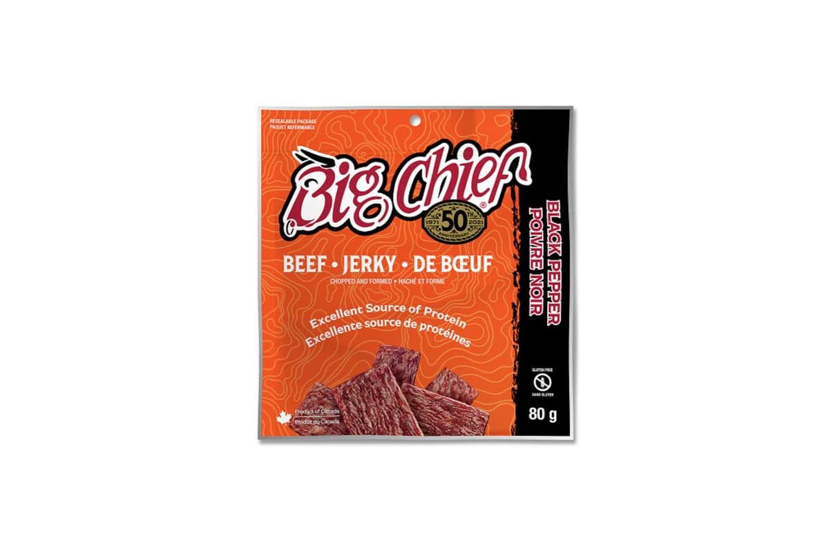 Big Chief Beef Jerky - Black Pepper 80g (80gm)