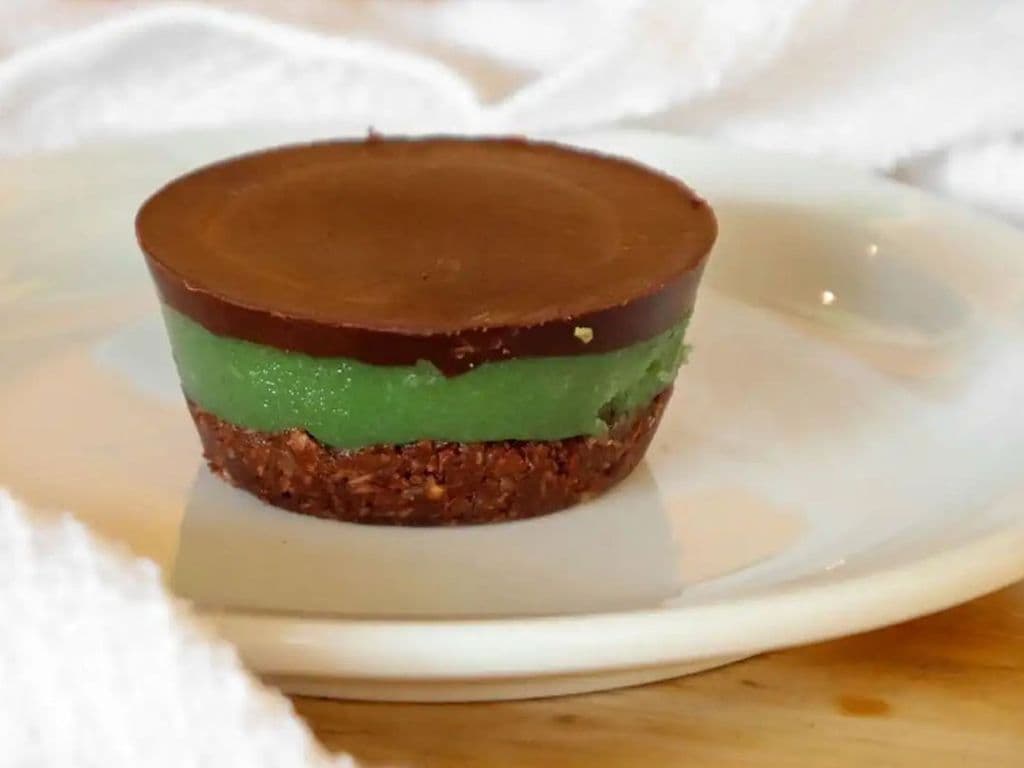 Mint Nanaimo Pie (Raw)