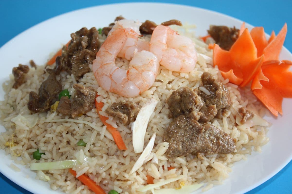 Beef and Shrimp Fried Rice
