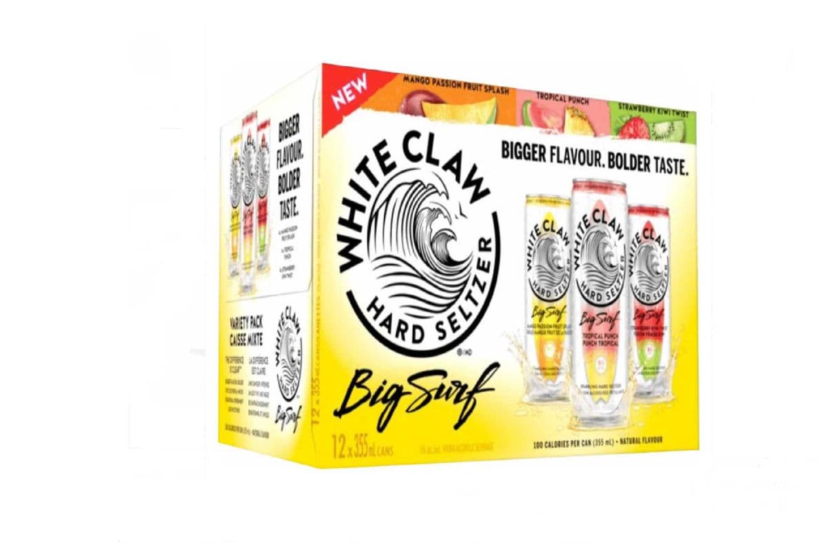 White Claw Big Surf Variety Pack (12 x 355 ml can)